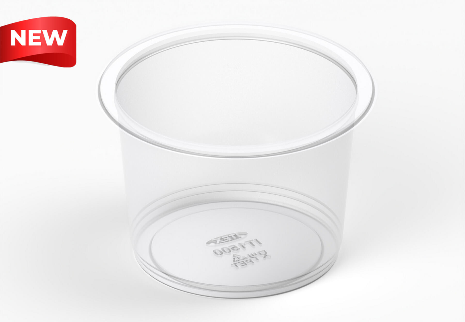 Caserole PET IT - 1500 rotunde