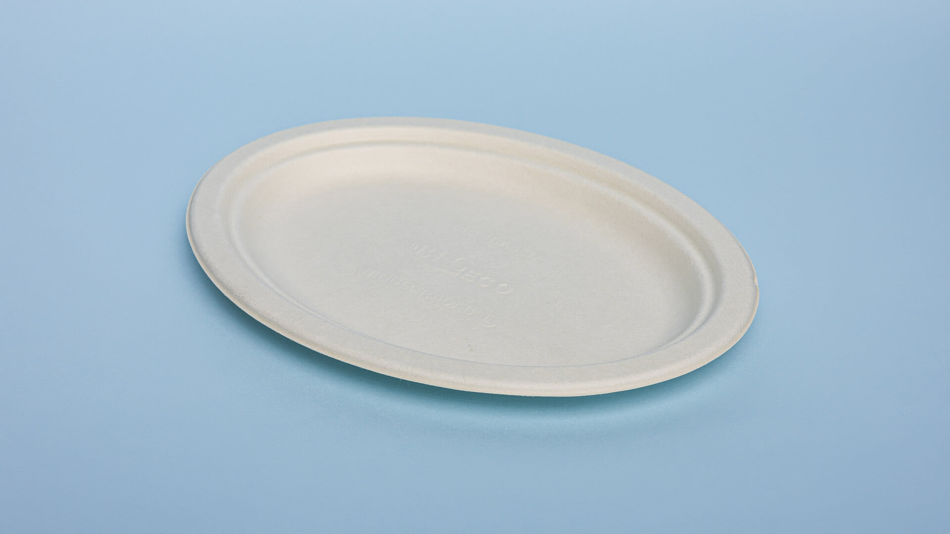 Farfurie fibră lemnoasă WFOP 25-1 ovală