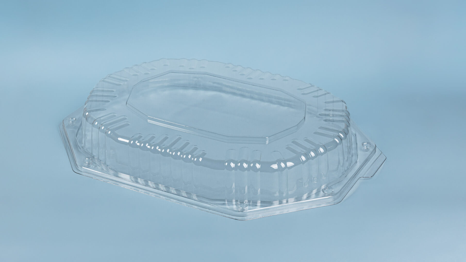 Capac platou gustări PET L - 464 (p-u L-465-467)