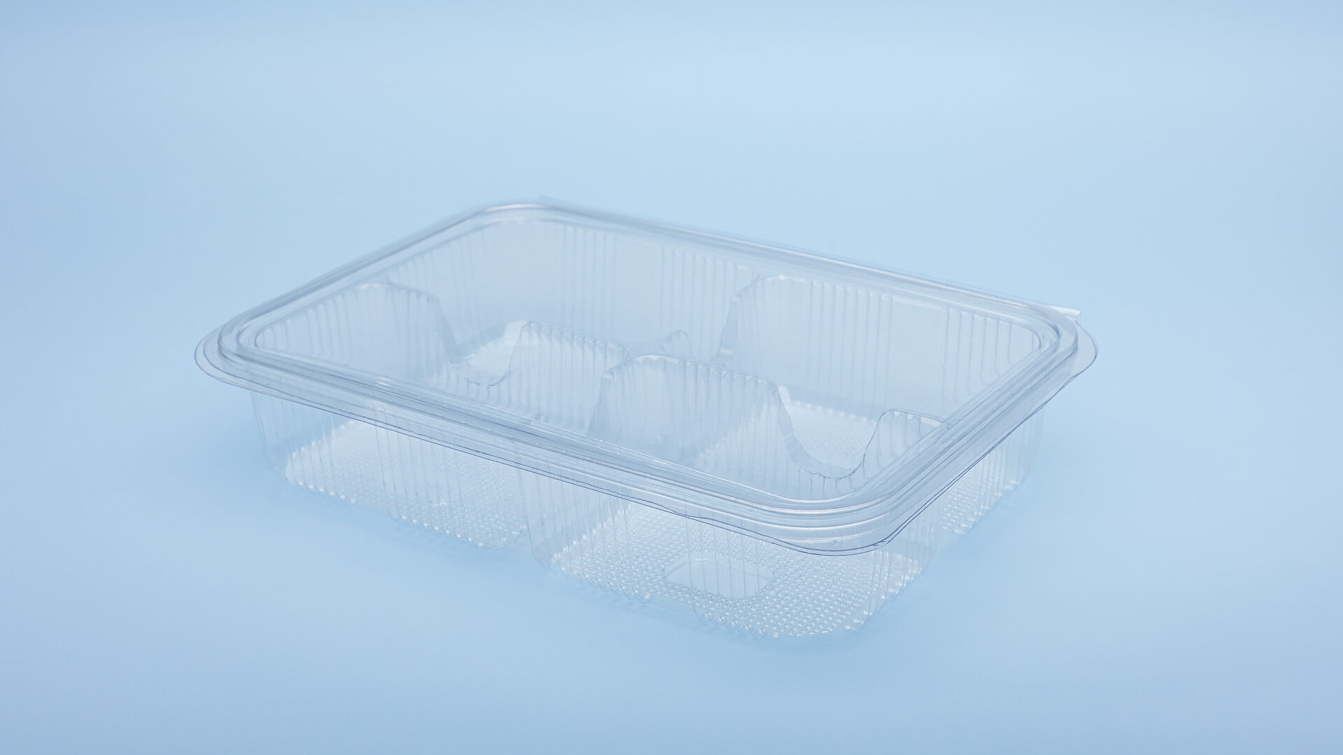 Caserole PET L - 064 (4 compartimente)